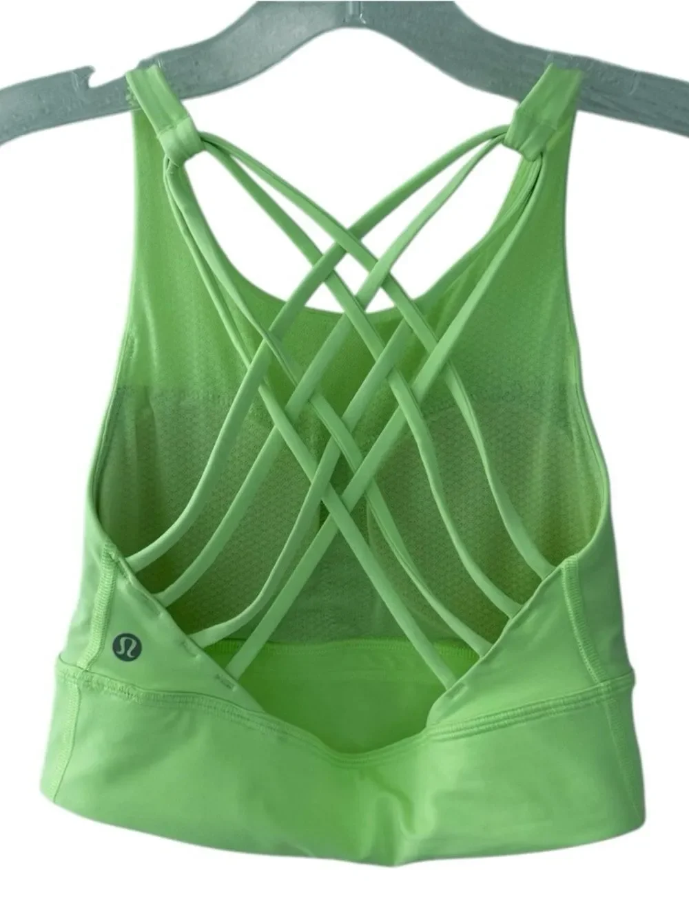 Lululemon Free to Be High-Neck Longline Bra Wild Light Support A/B Faded Zap  S6
